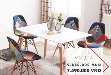 Top 12 Set Bàn Ghế Phòng Ăn Đẹp Rẻ Cho Căn Hộ Chung Cư